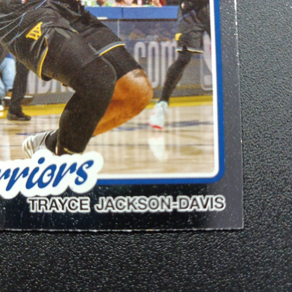 2025-26 Topps Basketball Card Trayce Jackson-Davis Silver Foil 45th Anniversary