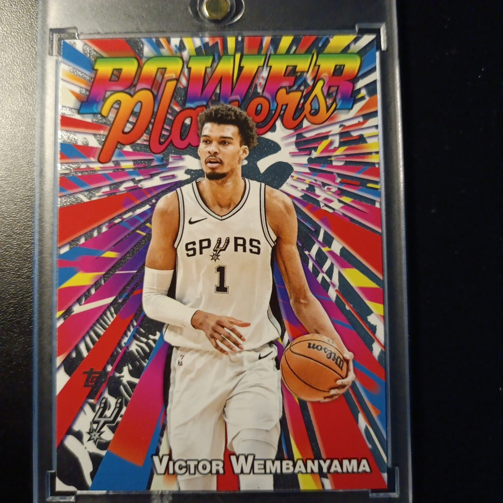 2025-26 Topps Basketball Victor Wembanyama Power Players Silver Foil Case Hit
