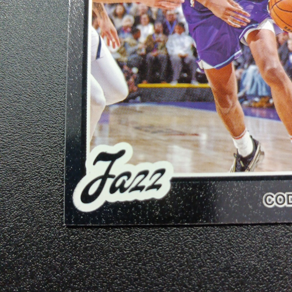 2025-26 Topps Basketball Card Cody Williams Silver Foil 45th Anniversary