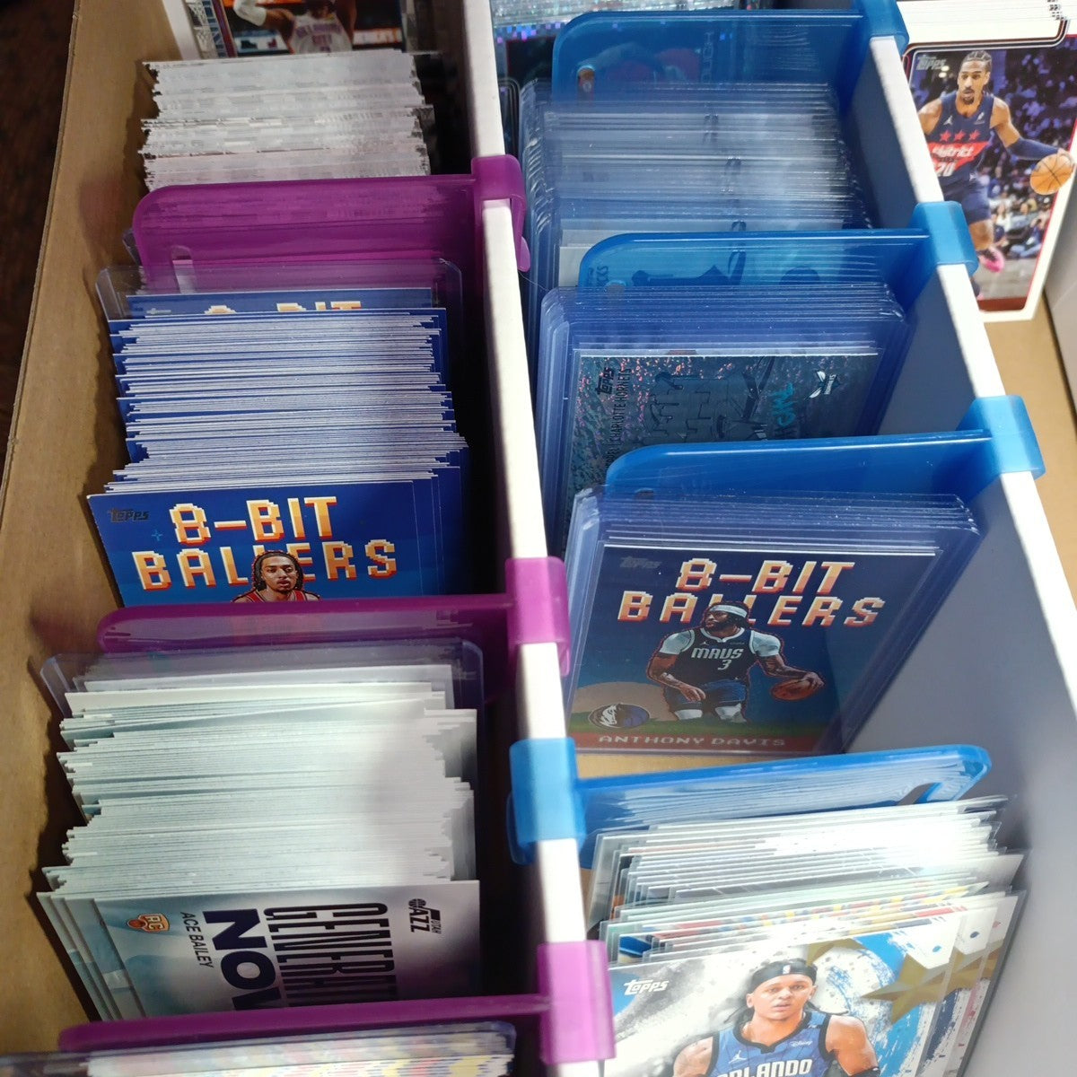 15 Pack Clip On Trading Card Box Sorting Divider Plastic Game Hobby Supplies TCG