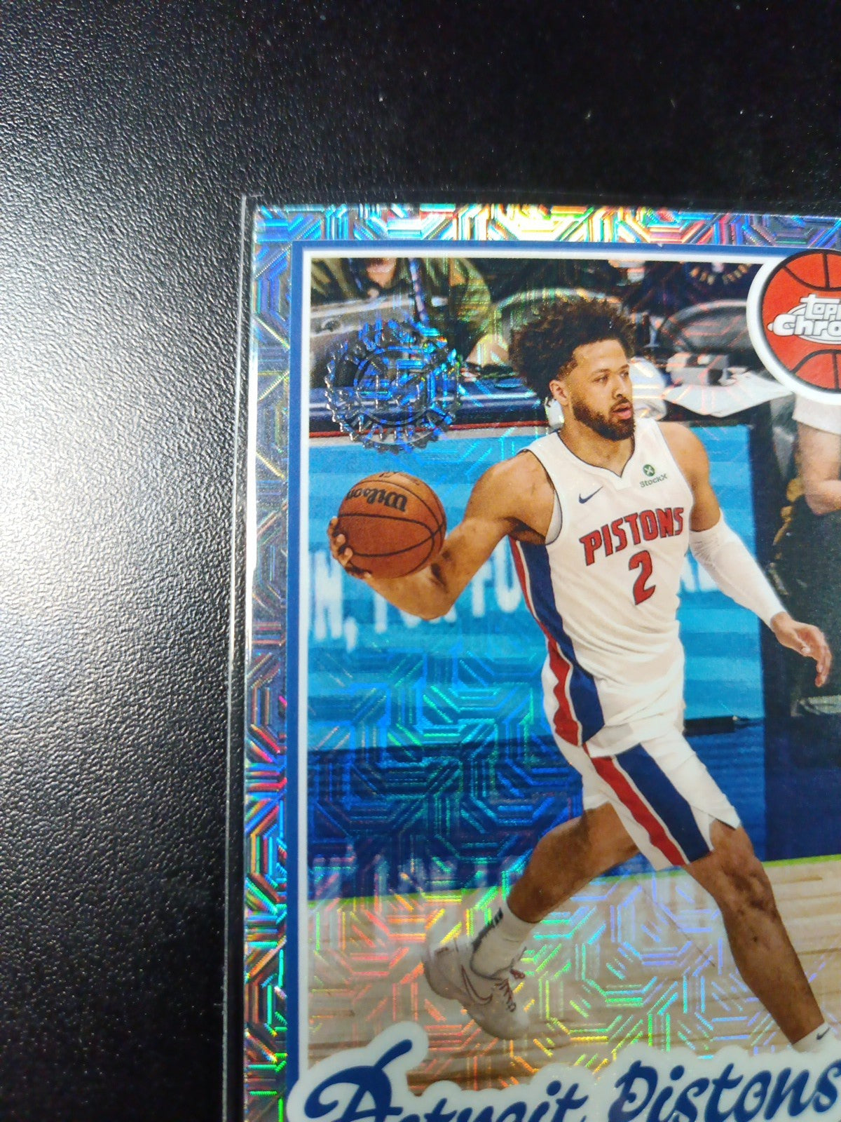 Mojo Refractor Cade Cunningham 45th Anniversary Card 25-26 Topps Basketball NBA