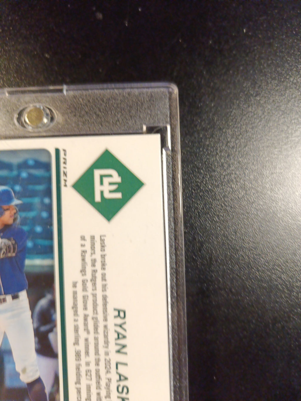 /75 Autograph Ryan Lasko Athletics Rookie Wave Prizm Baseball Card 