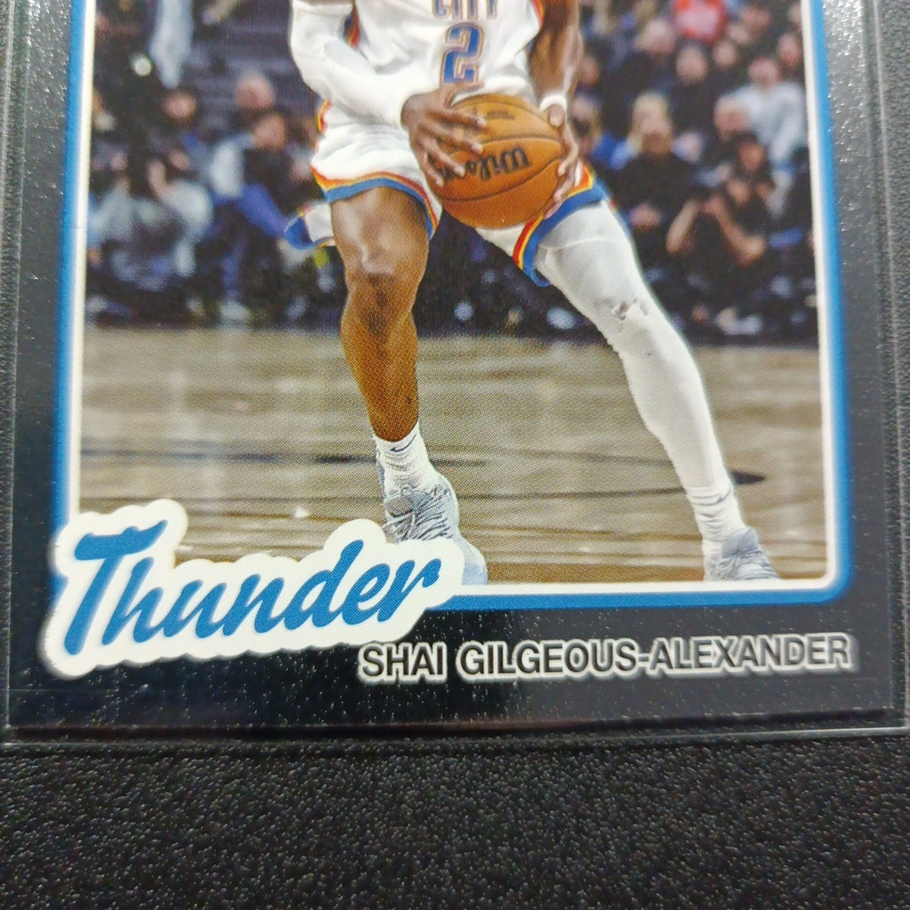 2025-26 Topps Basketball Card Shai Gilgeous Silver Foil 45th Anniversary
