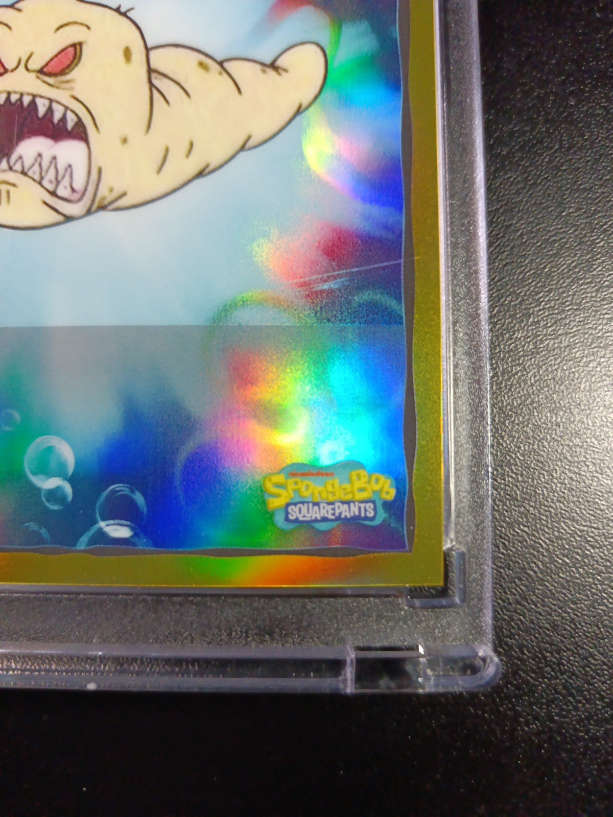 SpongeBob 29/50 Gold Refractor Sinister Slug Topps Chrome 2025 Worm Card /50