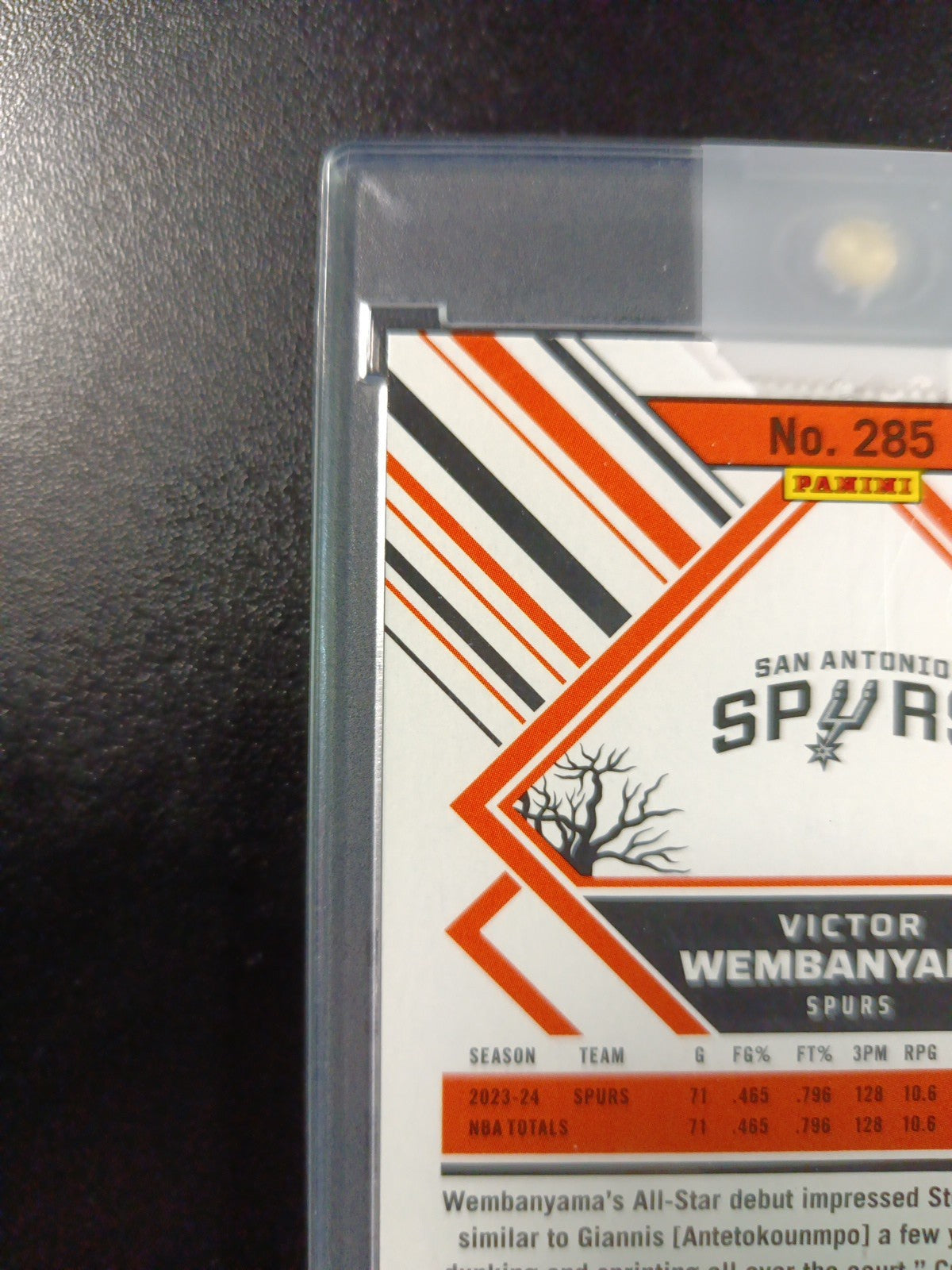 Green Slime Wembanyama NBA Haunted Hoops Panini 2024-25 Basketball Card Spurs 