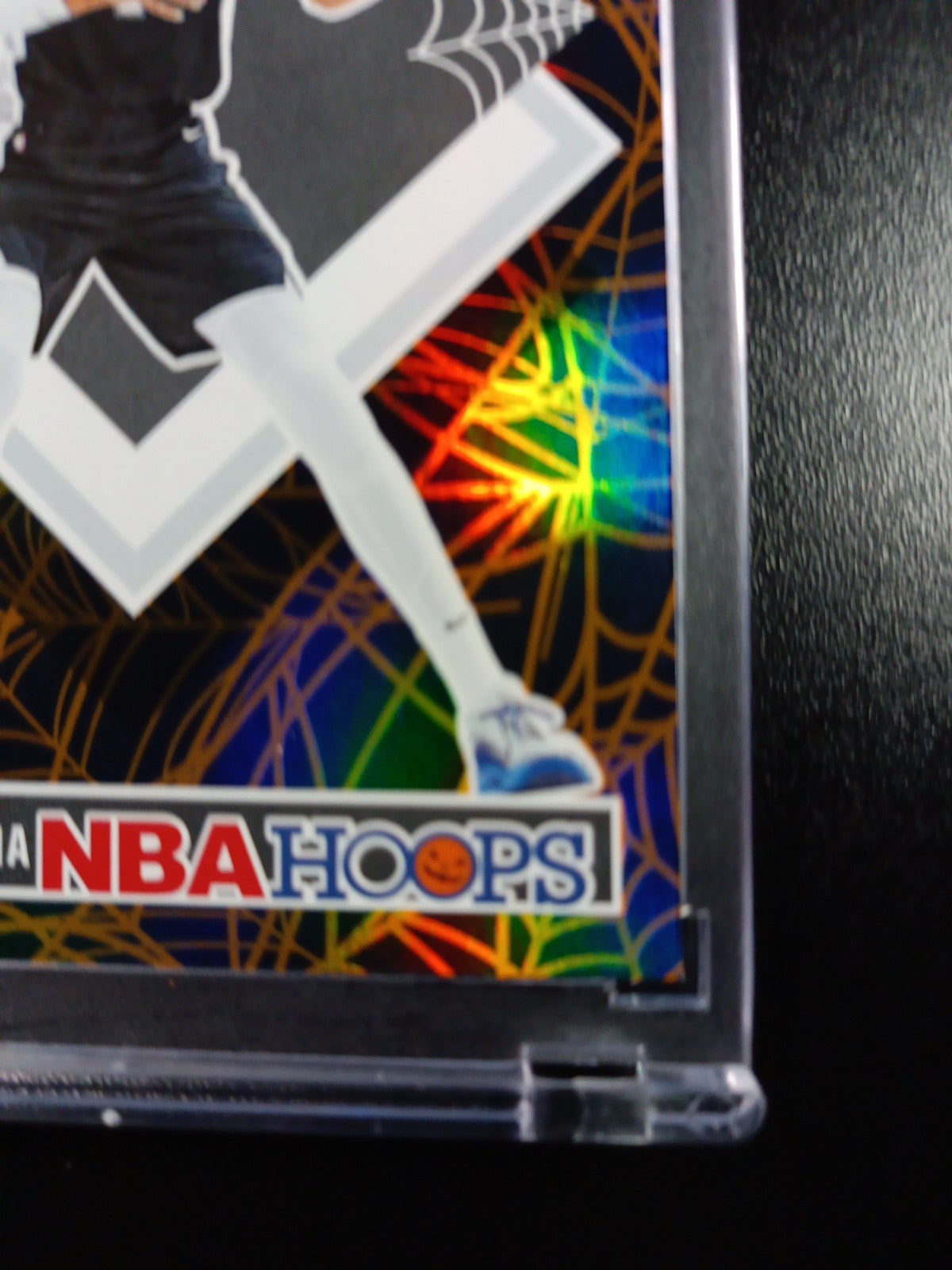 Spider Web Holo Wembanyama NBA Haunted Hoops 2024-25 Basketball Card Spurs Prizm