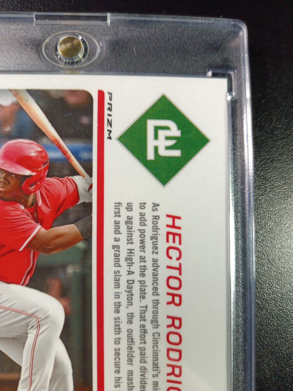 # /10 Gold Prizm Autograph  Hector Rodriguez Rookie Prospect Baseball Card