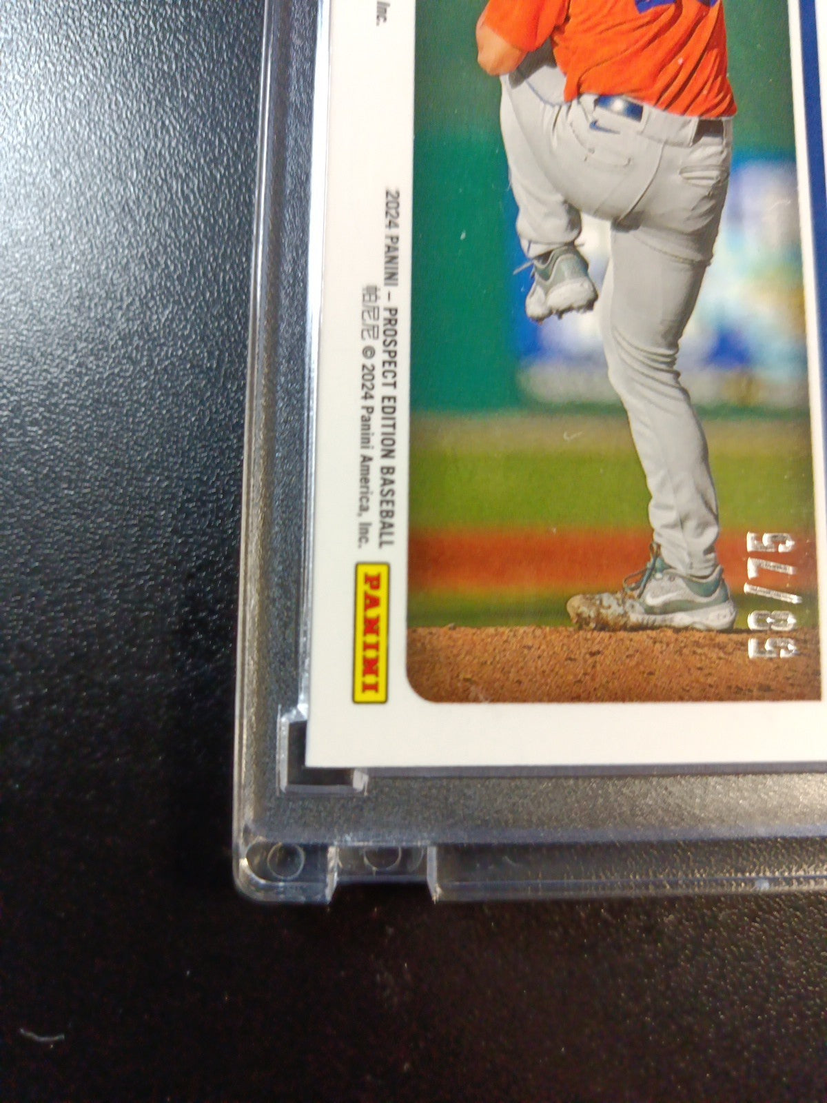 Jonah Tong # /75 Prospect Autograph Linticular Blue Prizm Rare Baseball Card 