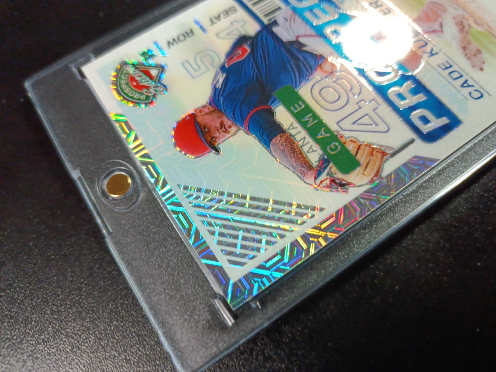 Cade Kuehler # /25 Rare Rookie Atlanta Mojo Prizm Baseball Card MLB