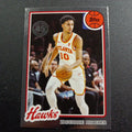 2025-26 Topps Basketball Card Zaccharie Risacher Silver Foil 45th Anniversary