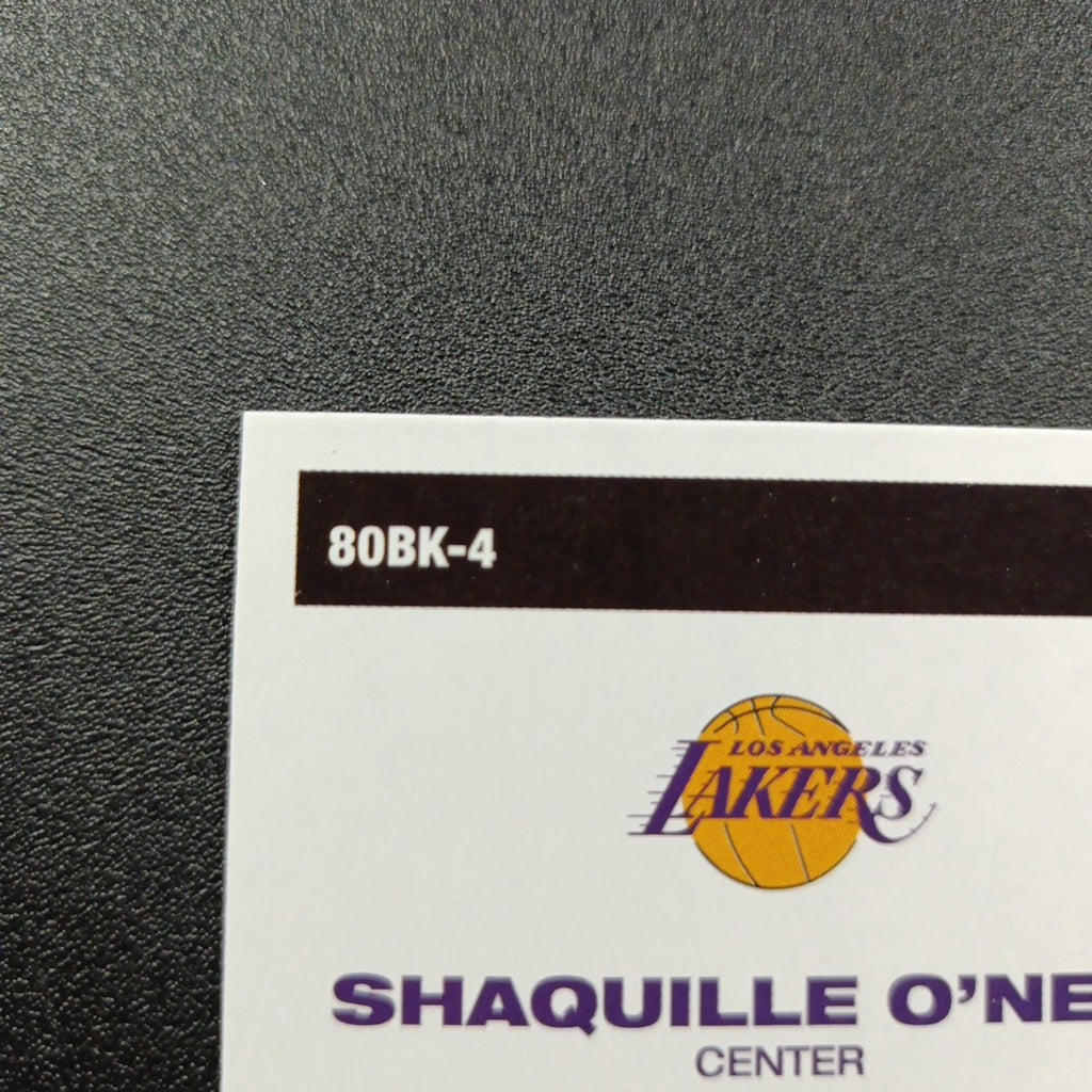 2025-26 Topps Basketball Card Shaquille O'Neal Silver Foil 45th Anniversary