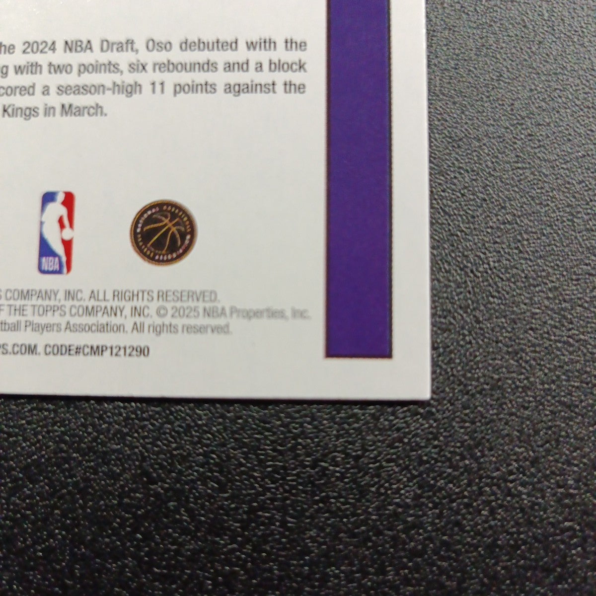 2025-26 Topps Basketball Card Oso Ighodaro Silver Foil 45th Anniversary