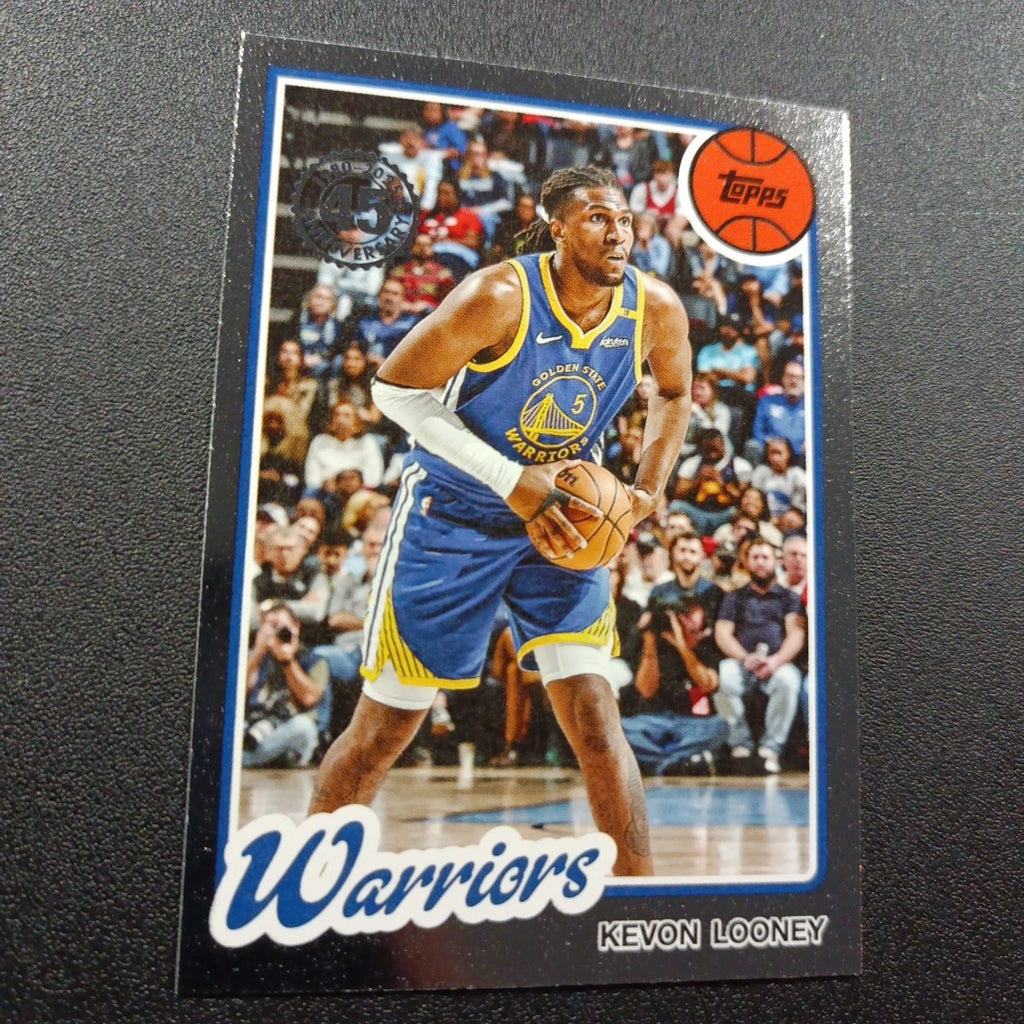 2025-26 Topps Basketball Card Kevon Looney Silver Foil 45th Anniversary
