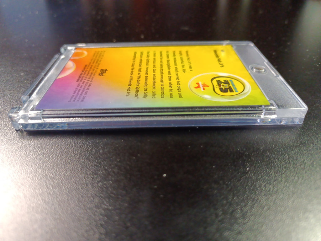 SpongeBob # 105/175 Silver Wave Refractor Weenie Hut Jr's Card Topps Chrome /175