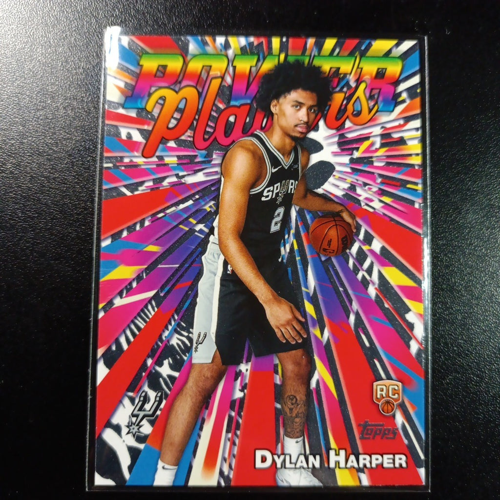 Dylan Harper Rookie Silver Foil Power Players Card 2025-26 Topps Basketball