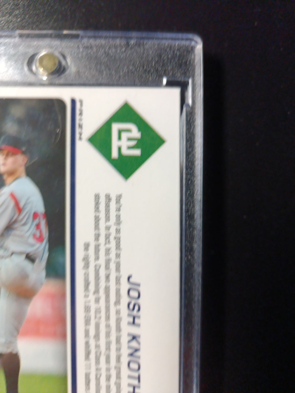 # /49 Prizm Autograph Josh Knoth Panini Prospect Rookie Baseball Card 2024