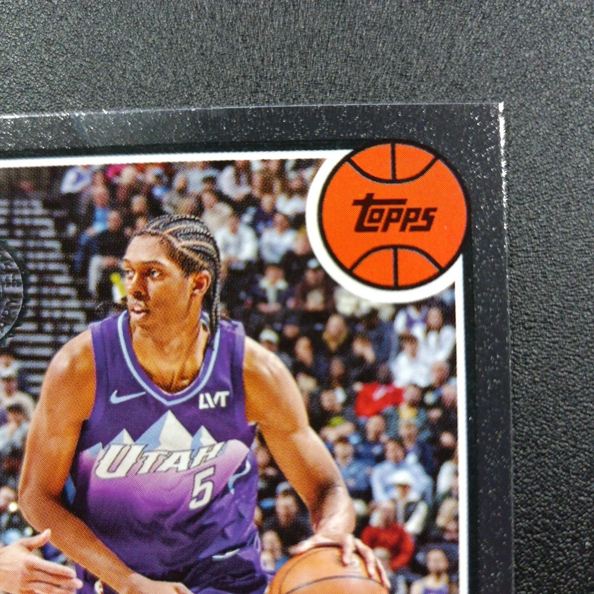 2025-26 Topps Basketball Card Cody Williams Silver Foil 45th Anniversary