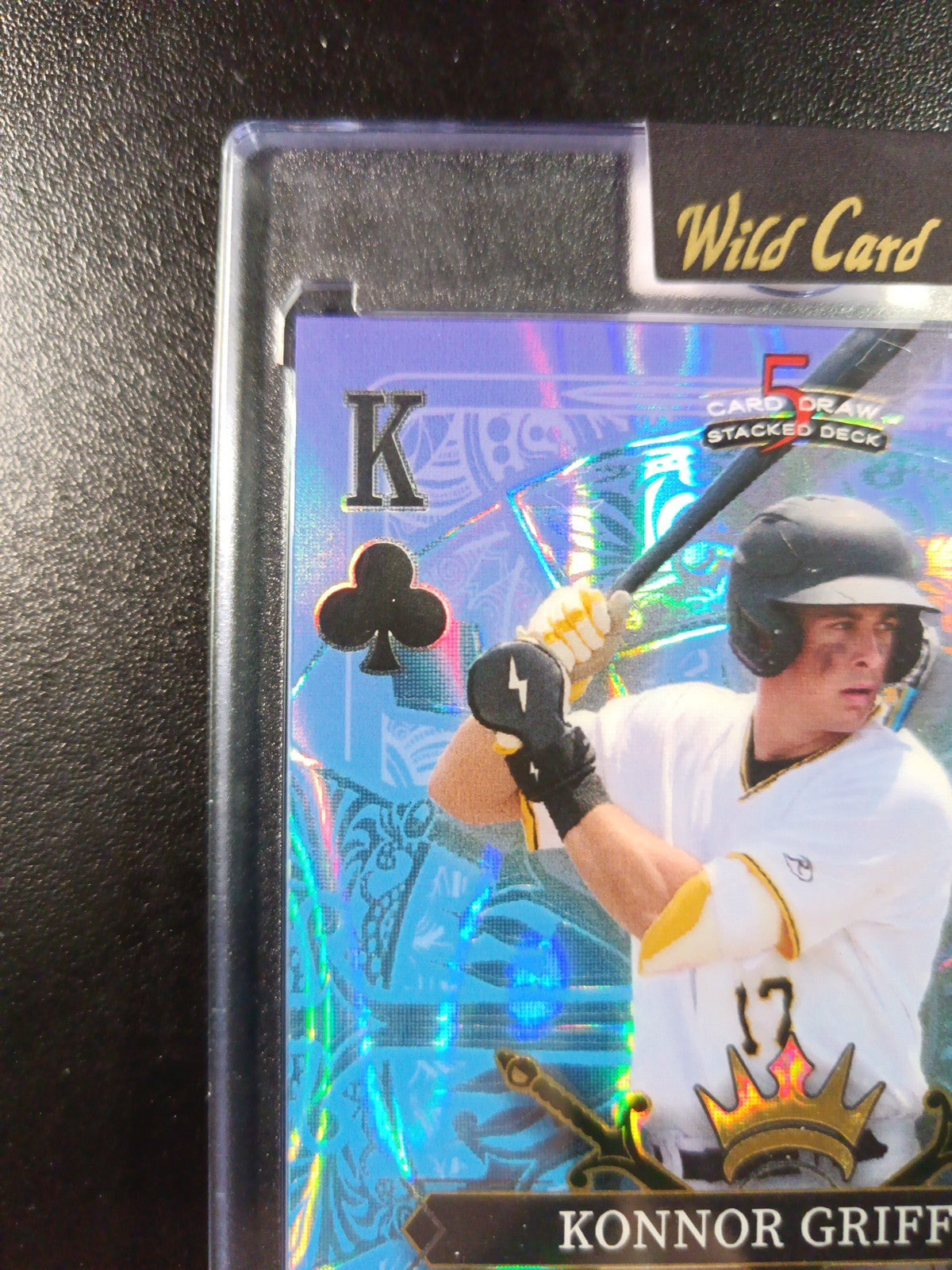 # 2/2 Autograph Konnor Griffin Blue Lava Prizm Refractor Baseball Wild Card
