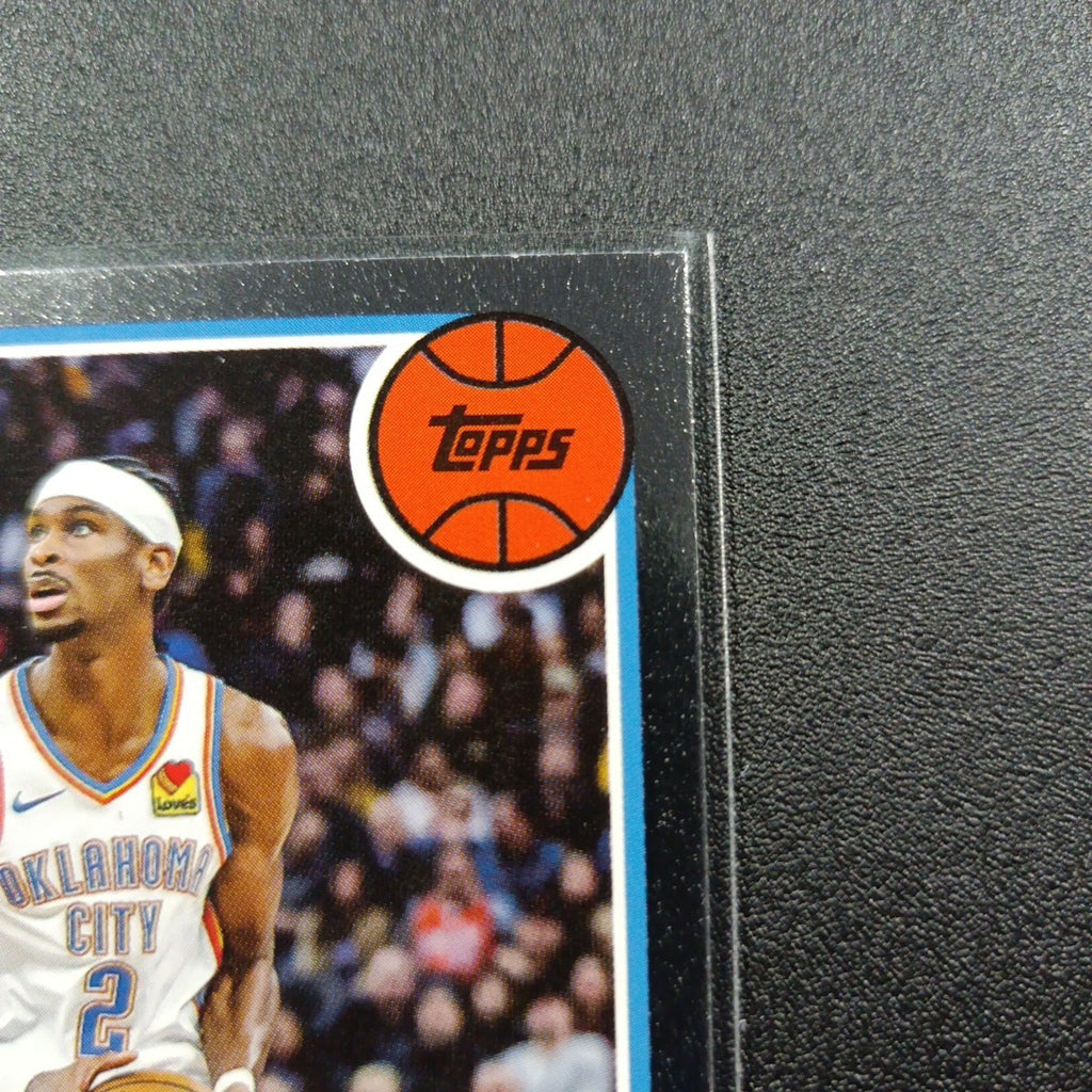 2025-26 Topps Basketball Card Shai Gilgeous Silver Foil 45th Anniversary