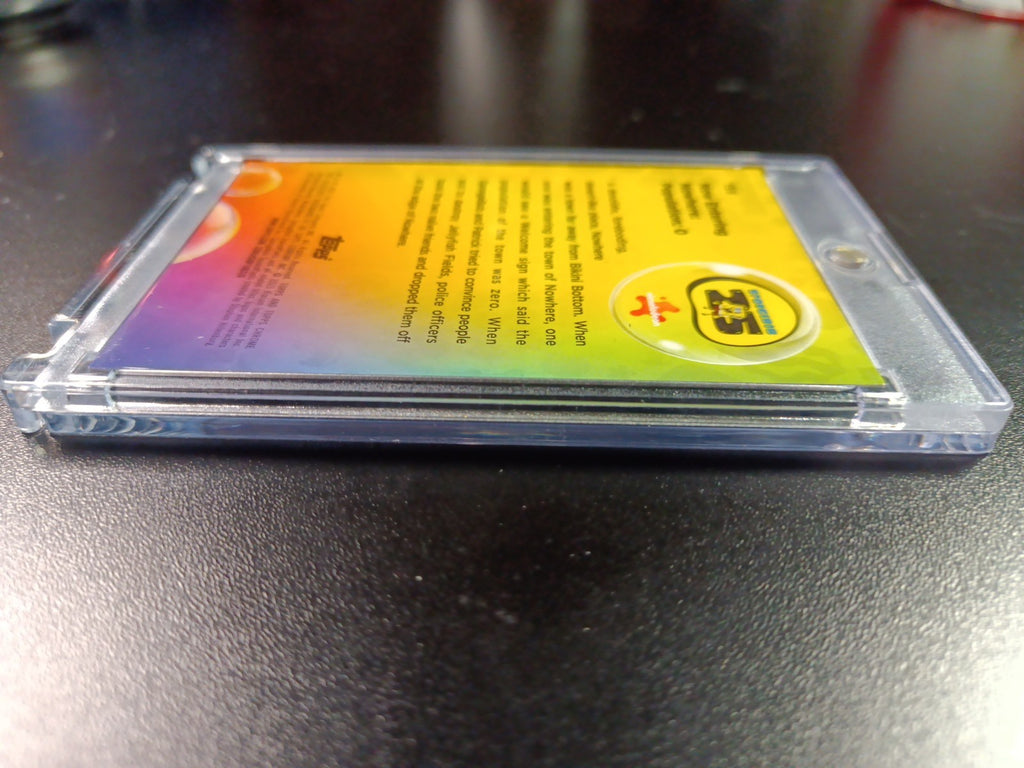 SpongeBob 127/199 Now Entering Nowhere Pop O Aqua Lava Refractor Card Topps /199