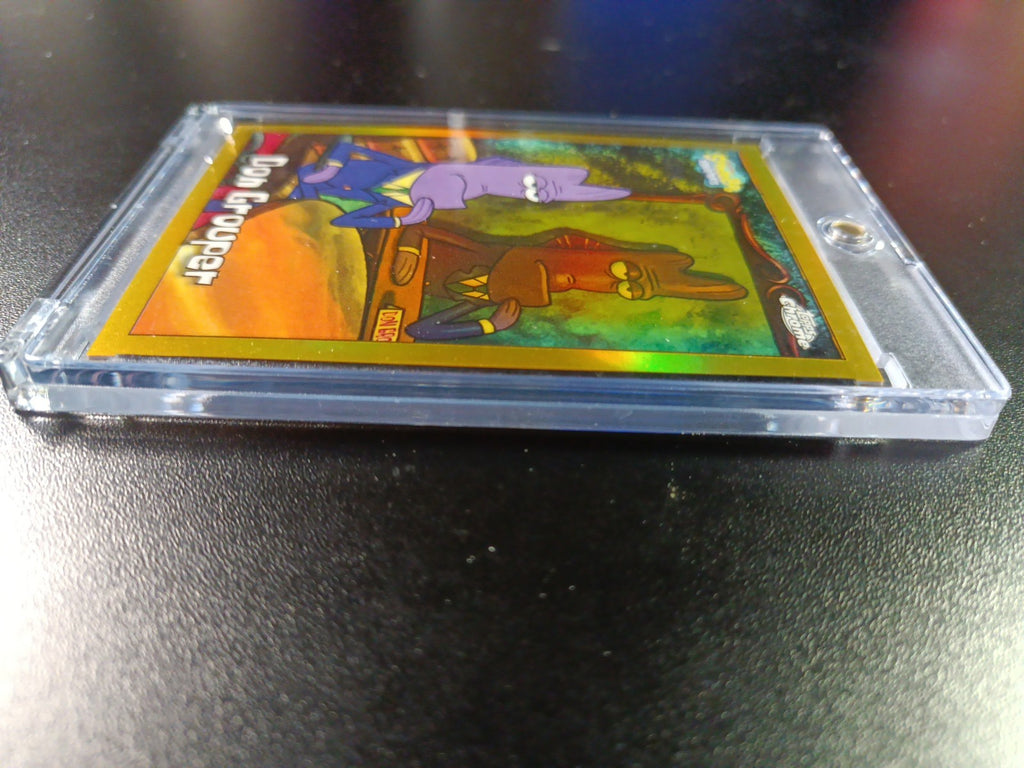 SpongeBob 33/50 Gold Refractor Don Grouper Card Topps Chrome /50