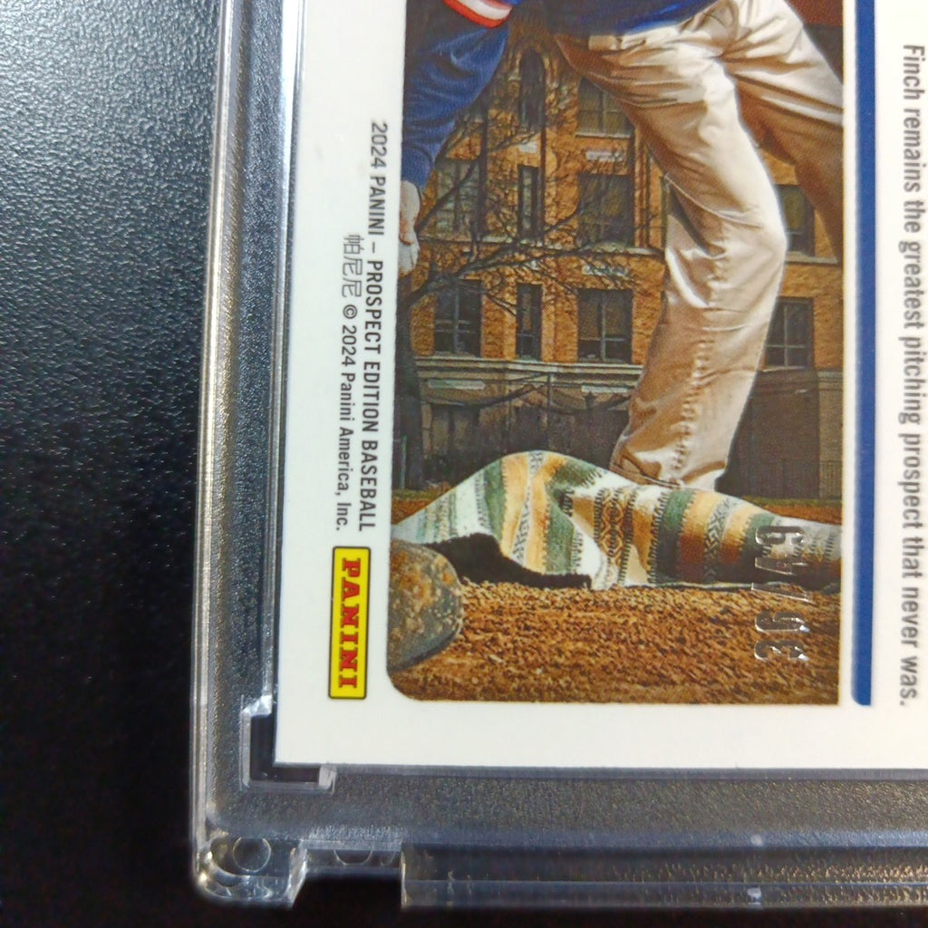 Sidd Finch # /49 Prospect Autograph Prizm Rare Sports Illustrated Baseball Card 