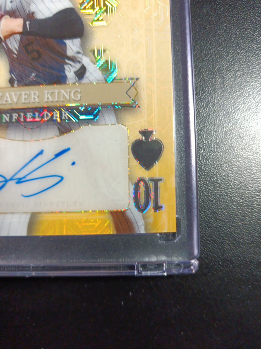 # 1/1 Autograph Seaver Kings Gold Mojo Prizm Refractor Rookie Baseball Wild Card