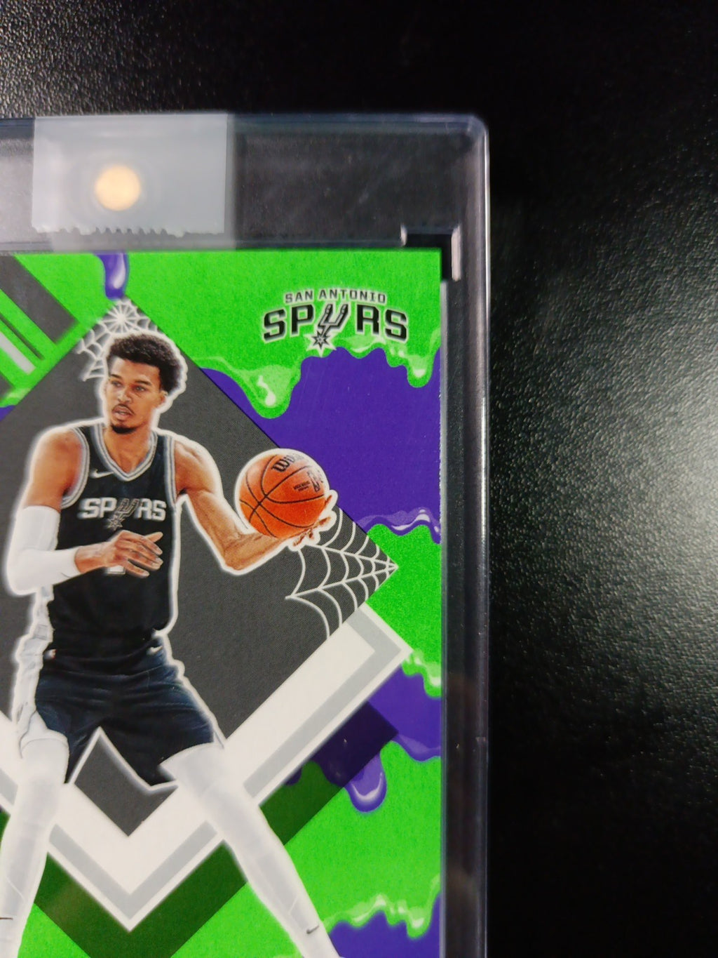 Green Slime Wembanyama NBA Haunted Hoops Panini 2024-25 Basketball Card Spurs 