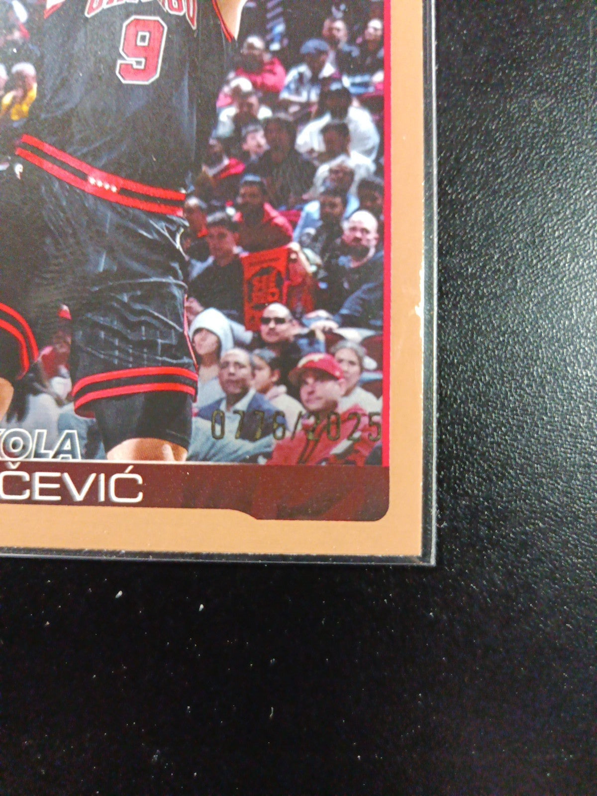 # /2025 Nikola Vucevic Gold Card 2025-26 Topps Basketball NBA Chicago Bulls