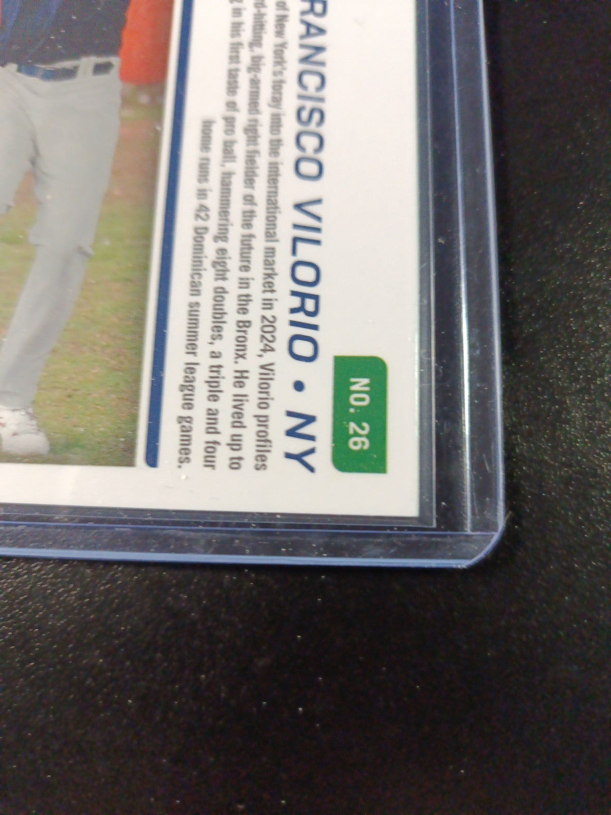 Yankees Rookie Autograph Francisco Vilorio Prospect Baseball Card 