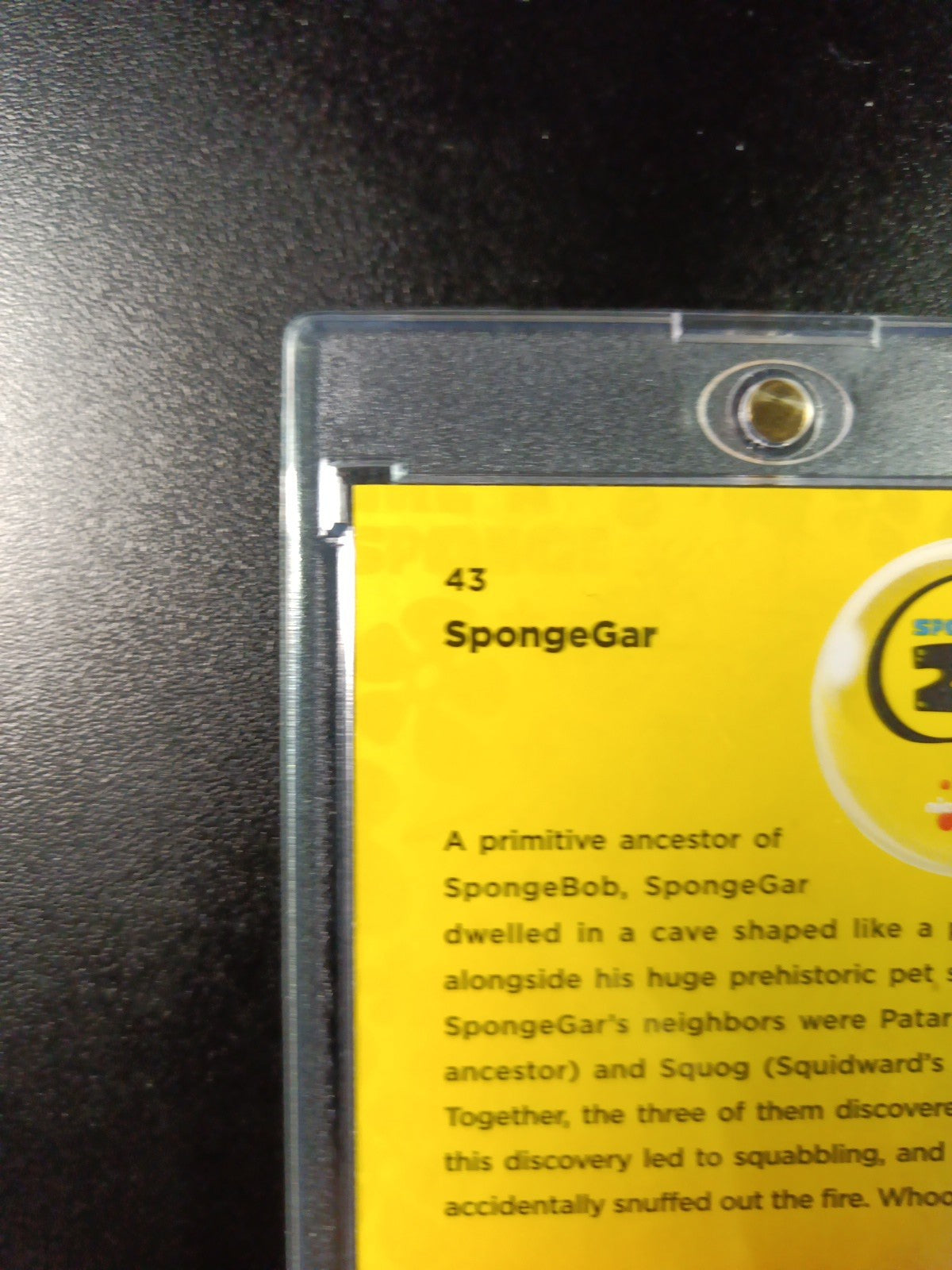 SpongeBob 11/199 SpongeGar LOW NUMBER Aqua Lava Refractor Card Topps Chrome /199