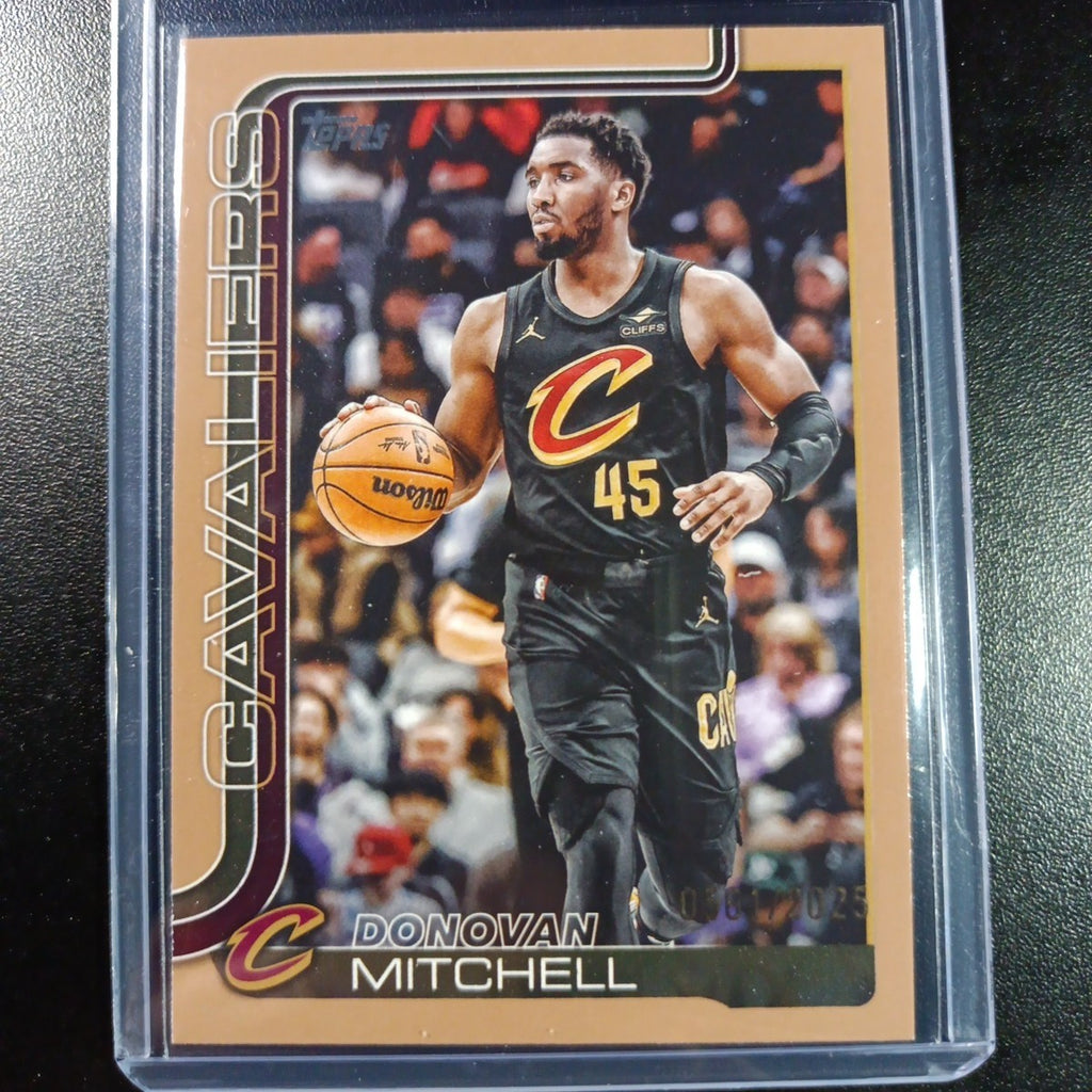 # /2025 Donovan Mitchell Gold Card 2025-26 Topps Basketball NBA Cavaliers