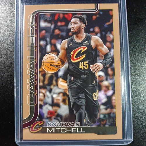 # /2025 Donovan Mitchell Gold Card 2025-26 Topps Basketball NBA Cavaliers