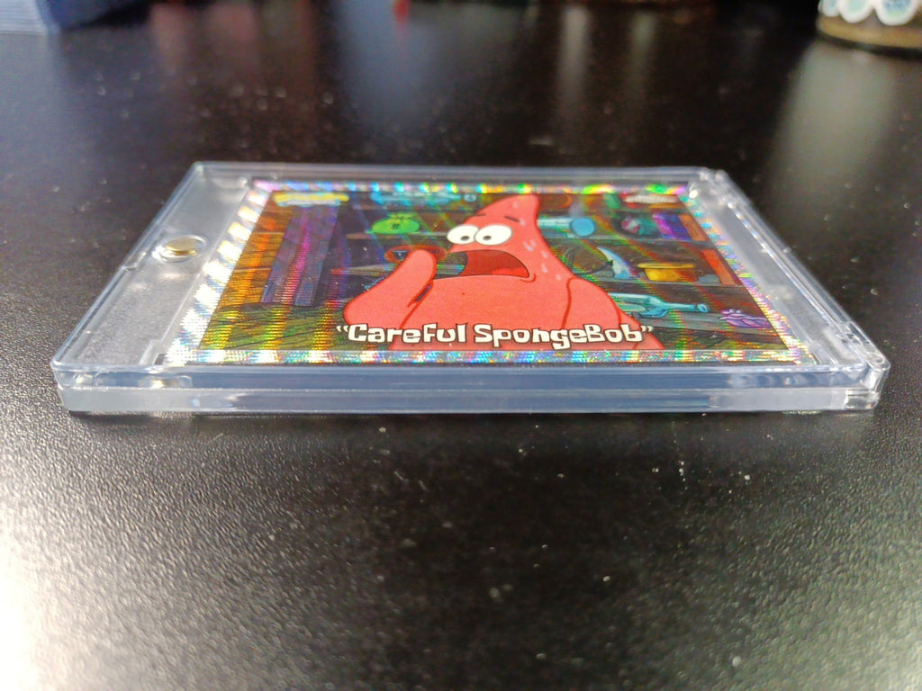 SpongeBob # 20/175 Silver Wave Refractor Patrick Careful SpongeBob Card /175