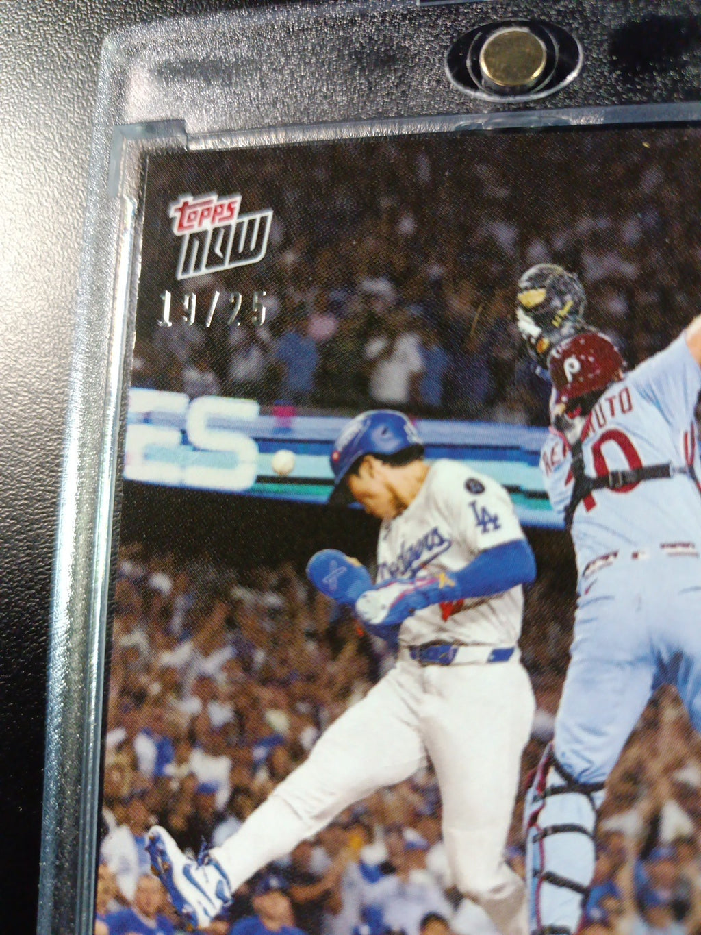 # /25 Orange Foil Topps NOW 847 Dodgers To World Series Case Hit Card Ohtani