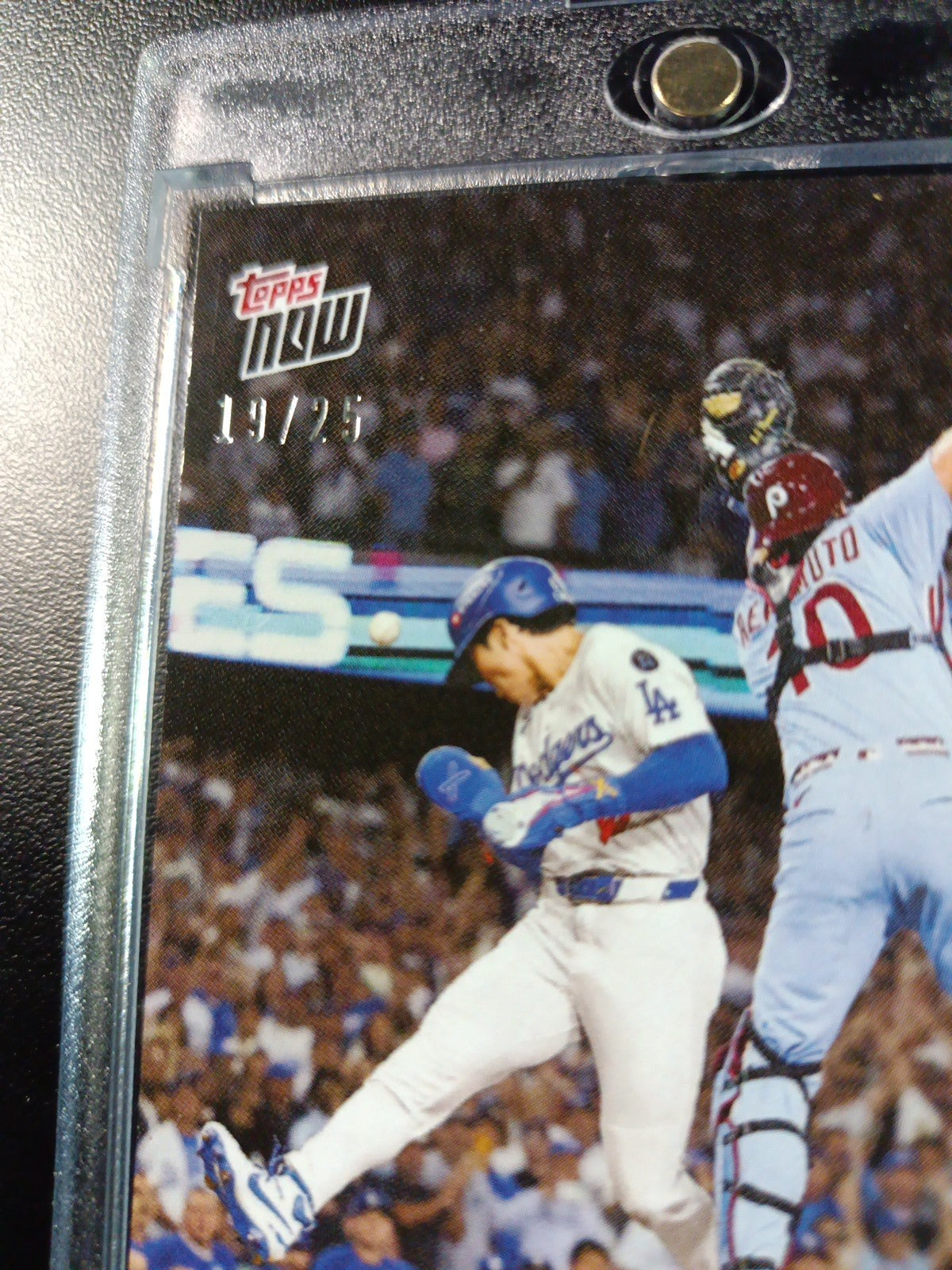 # /25 Orange Foil Topps NOW 847 Dodgers To World Series Case Hit Card Ohtani