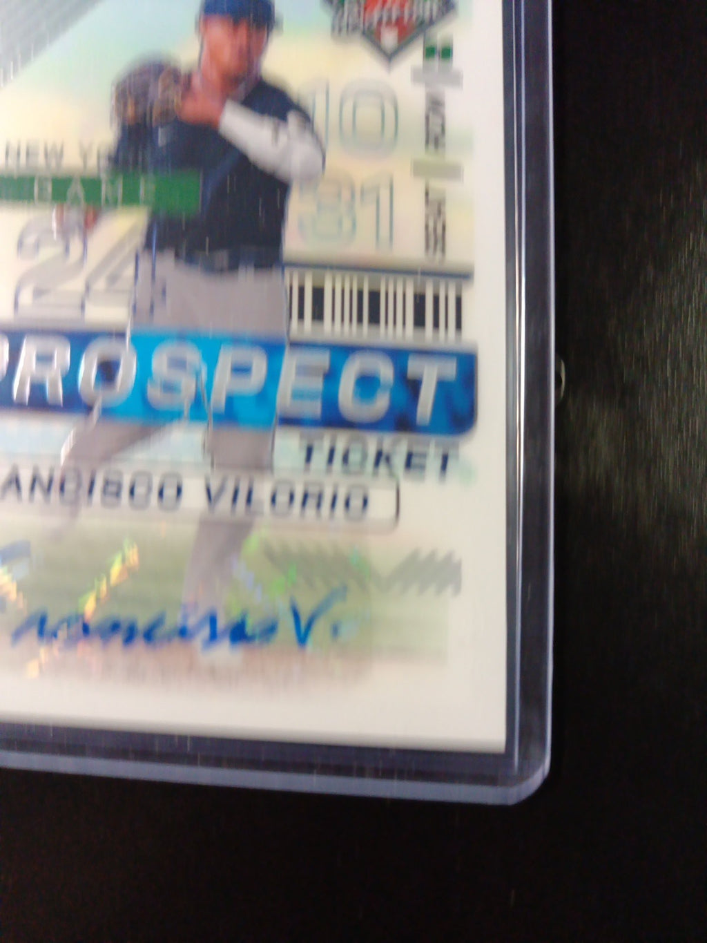 Yankees Rookie Autograph Francisco Vilorio Prospect Baseball Card 