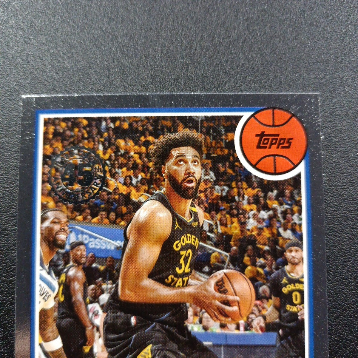 2025-26 Topps Basketball Card Trayce Jackson-Davis Silver Foil 45th Anniversary