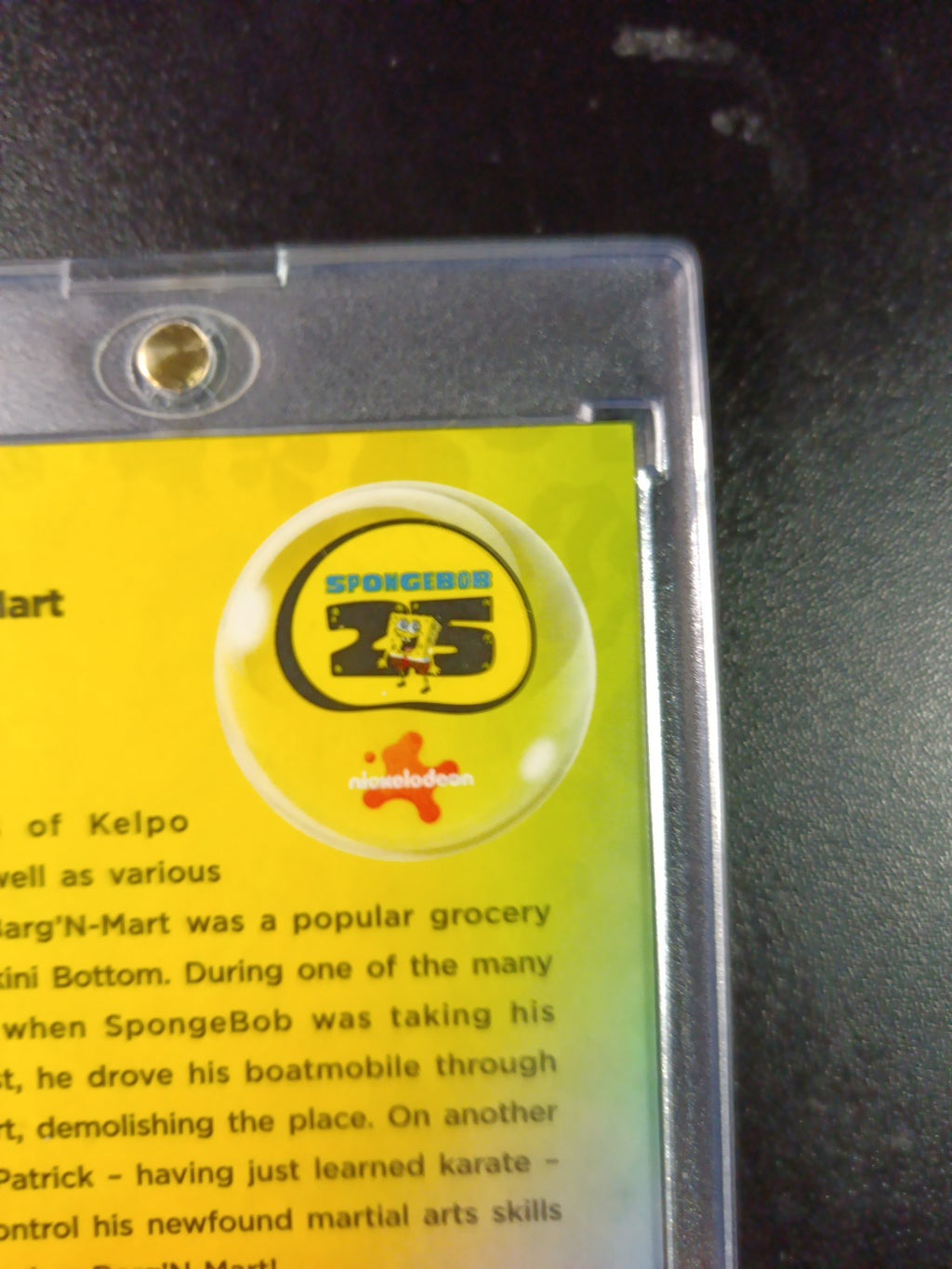 SpongeBob 124/199 Barg'N-Mart Shopping Aqua Lava Refractor Card Topps /199