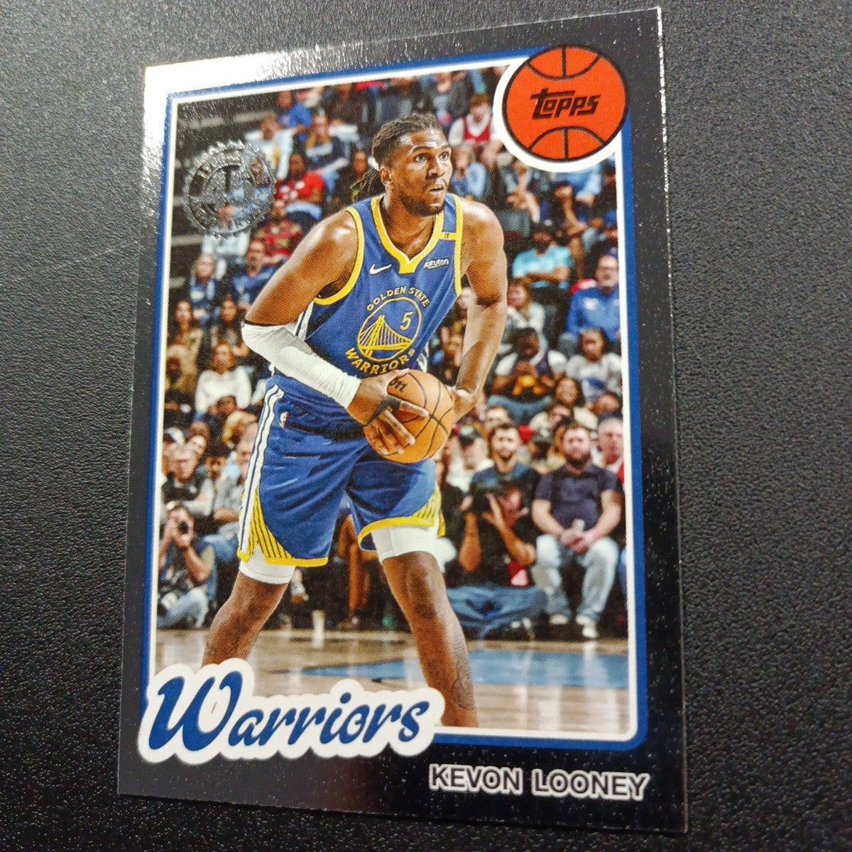 2025-26 Topps Basketball Card Kevon Looney Silver Foil 45th Anniversary