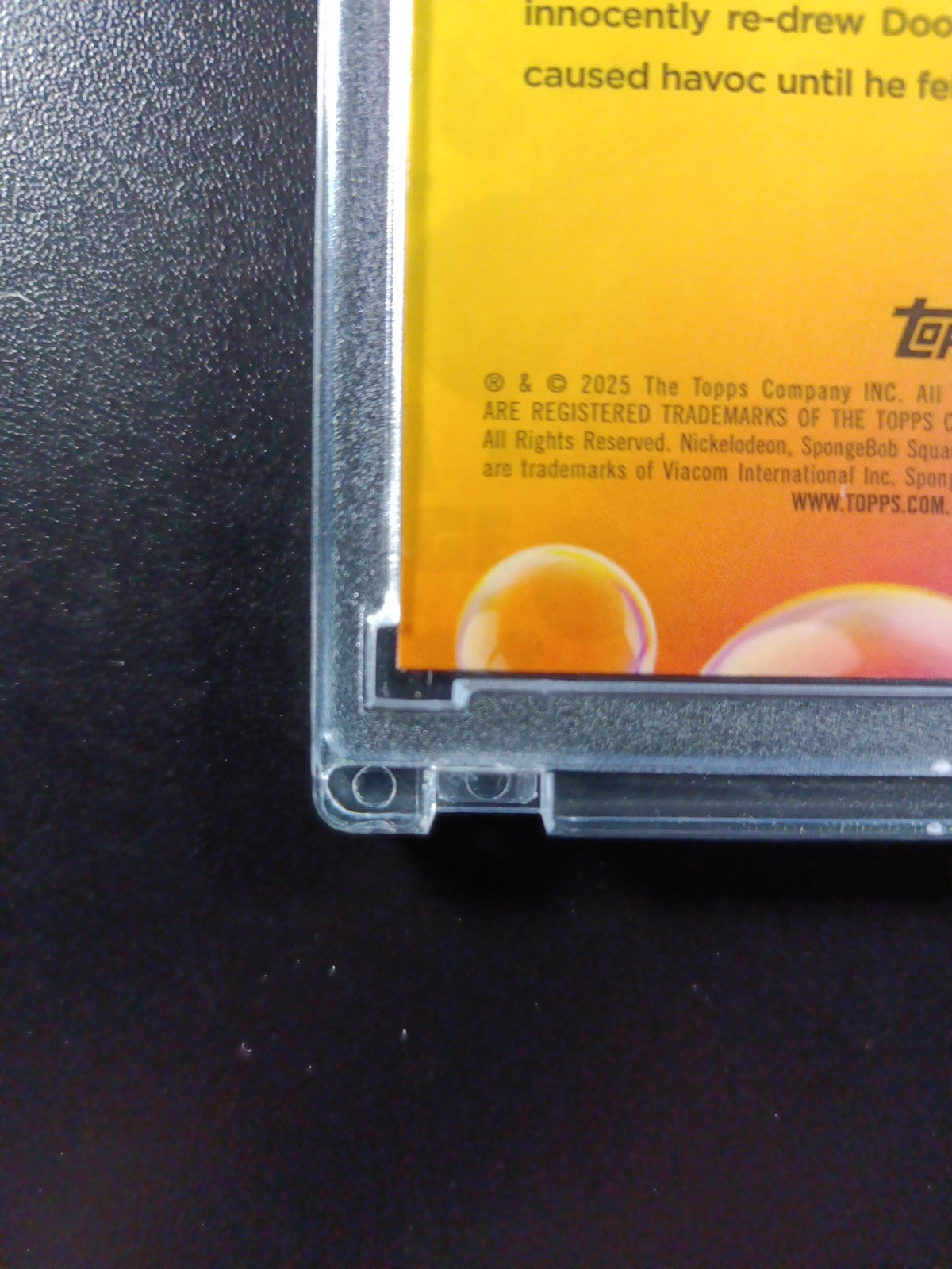 SpongeBob DoodleBob #2 Refractor Parallel Trading Card Topps Chrome 2025