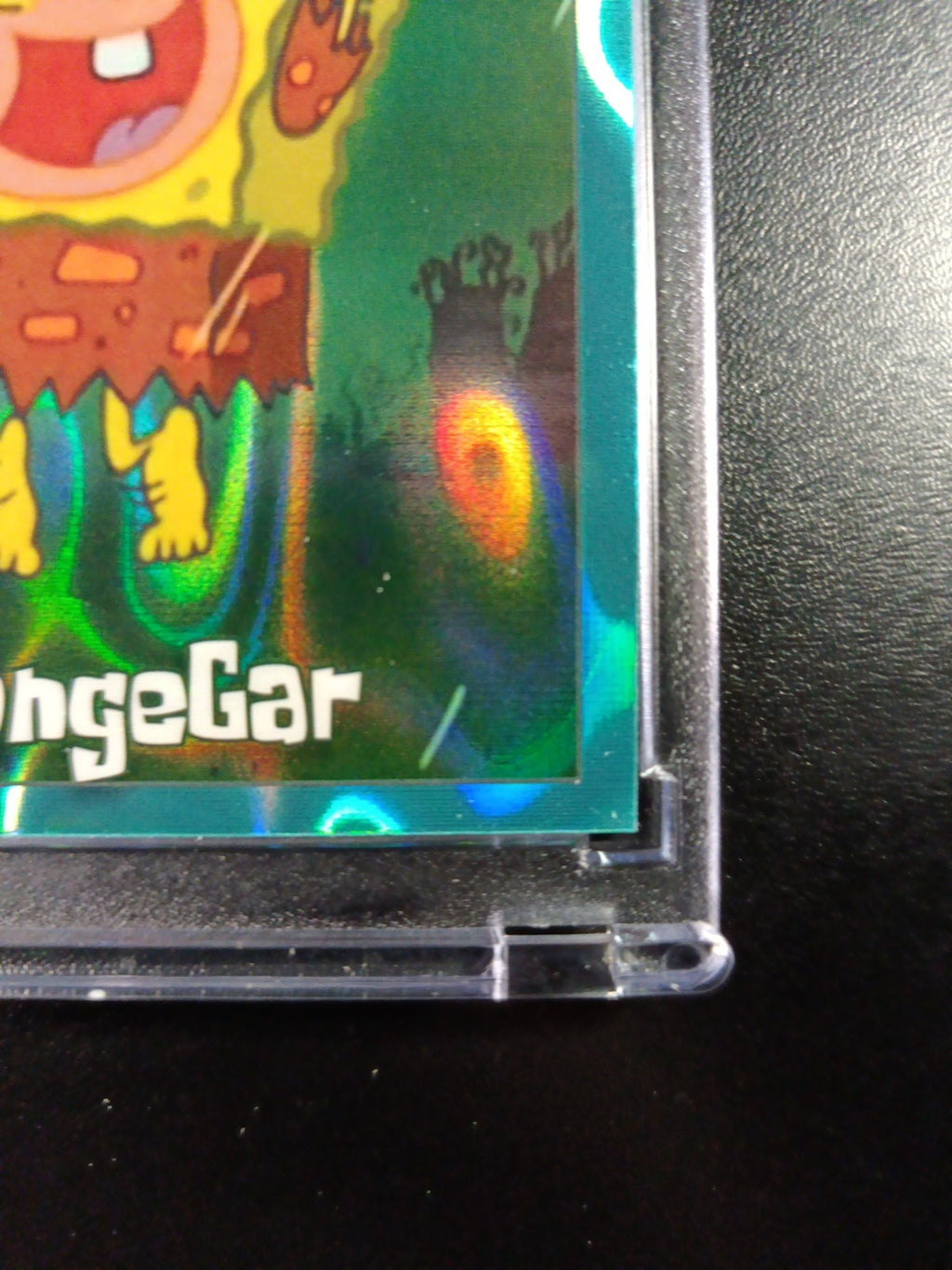 SpongeBob 11/199 SpongeGar LOW NUMBER Aqua Lava Refractor Card Topps Chrome /199
