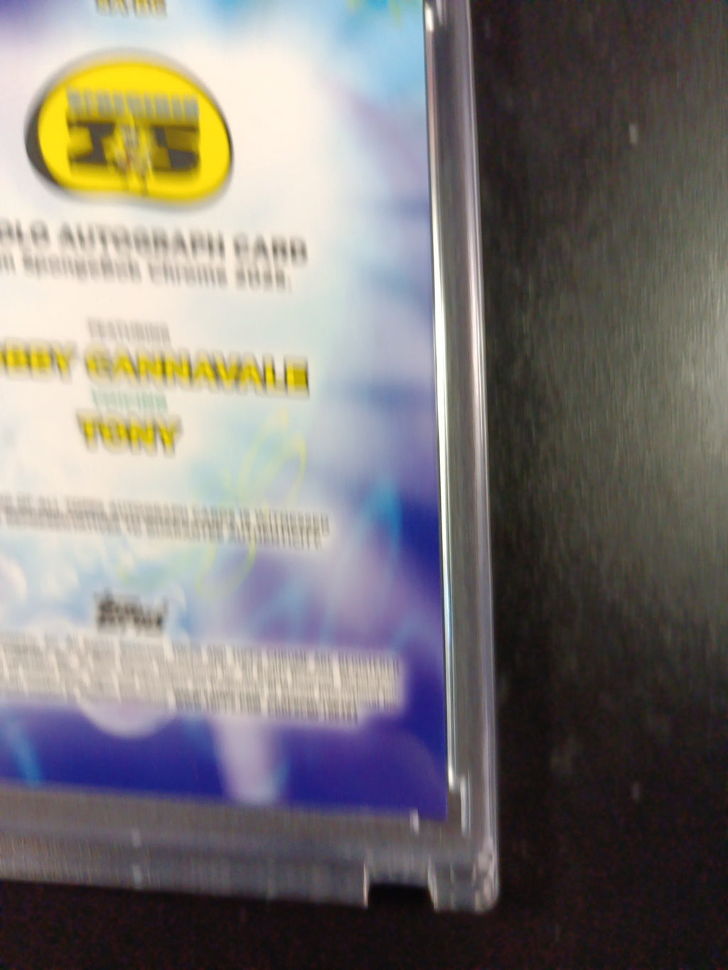 SpongeBob Refractor Autograph Tony Bobby Cannavale Card Topps Case Hit