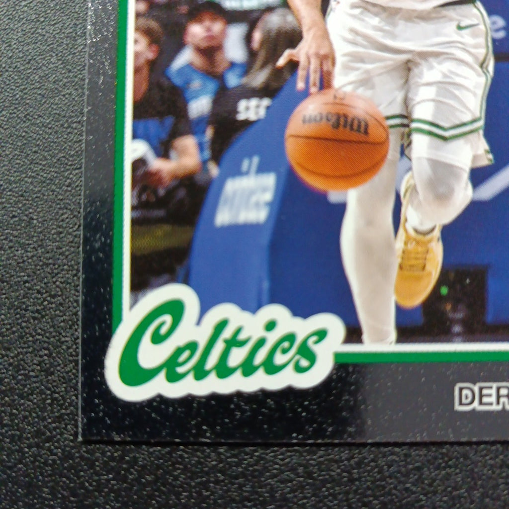 2025-26 Topps Basketball Card Derrick White Silver Foil 45th Anniversary