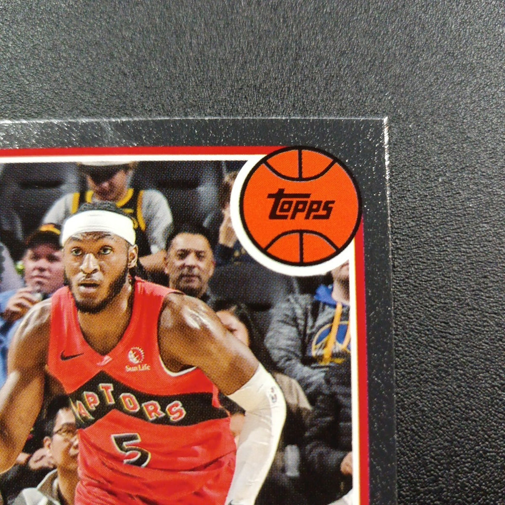 2025-26 Topps Basketball Card Immanuel Quickley Silver Foil 45th Anniversary