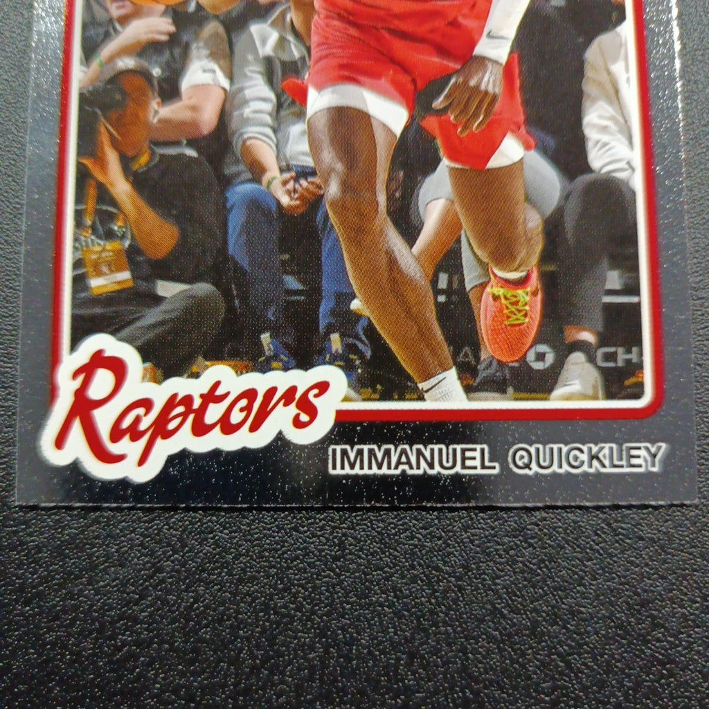 2025-26 Topps Basketball Card Immanuel Quickley Silver Foil 45th Anniversary