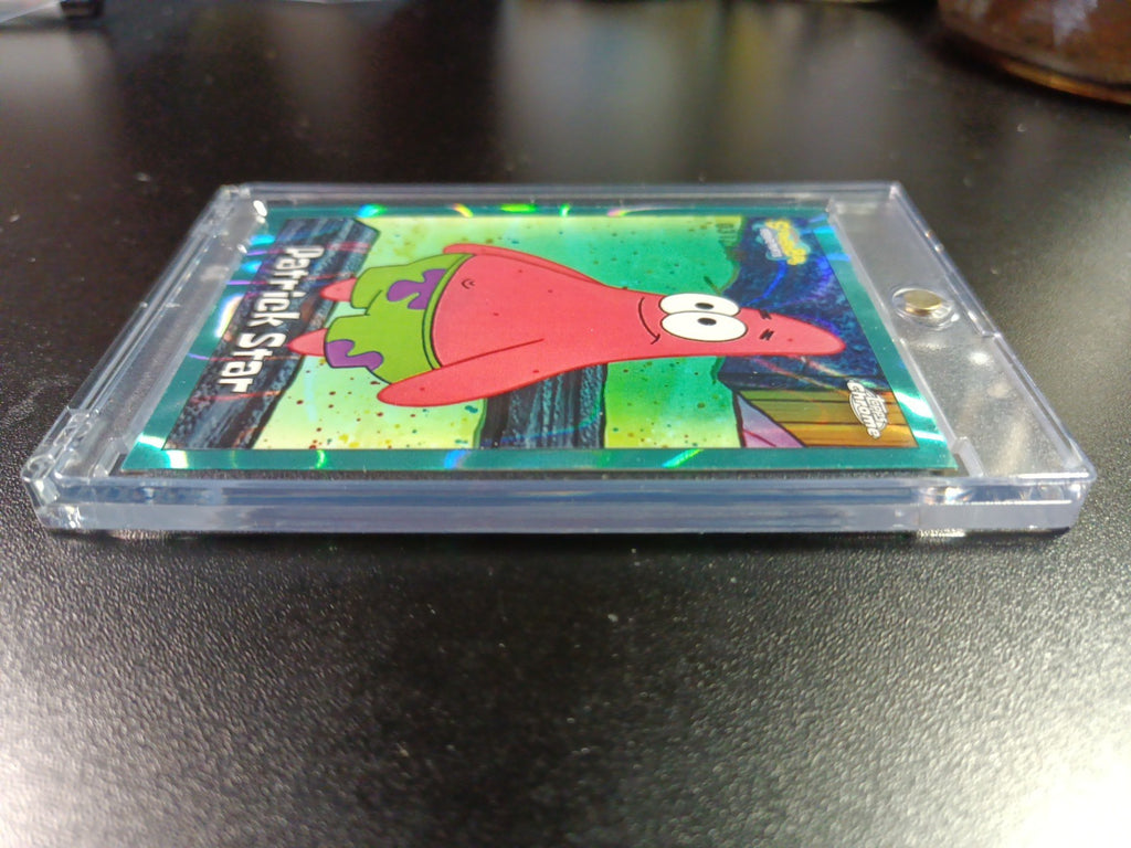 SpongeBob # 31/199 Patrick Star Aqua Lava Refractor Card Topps Case Hit /199