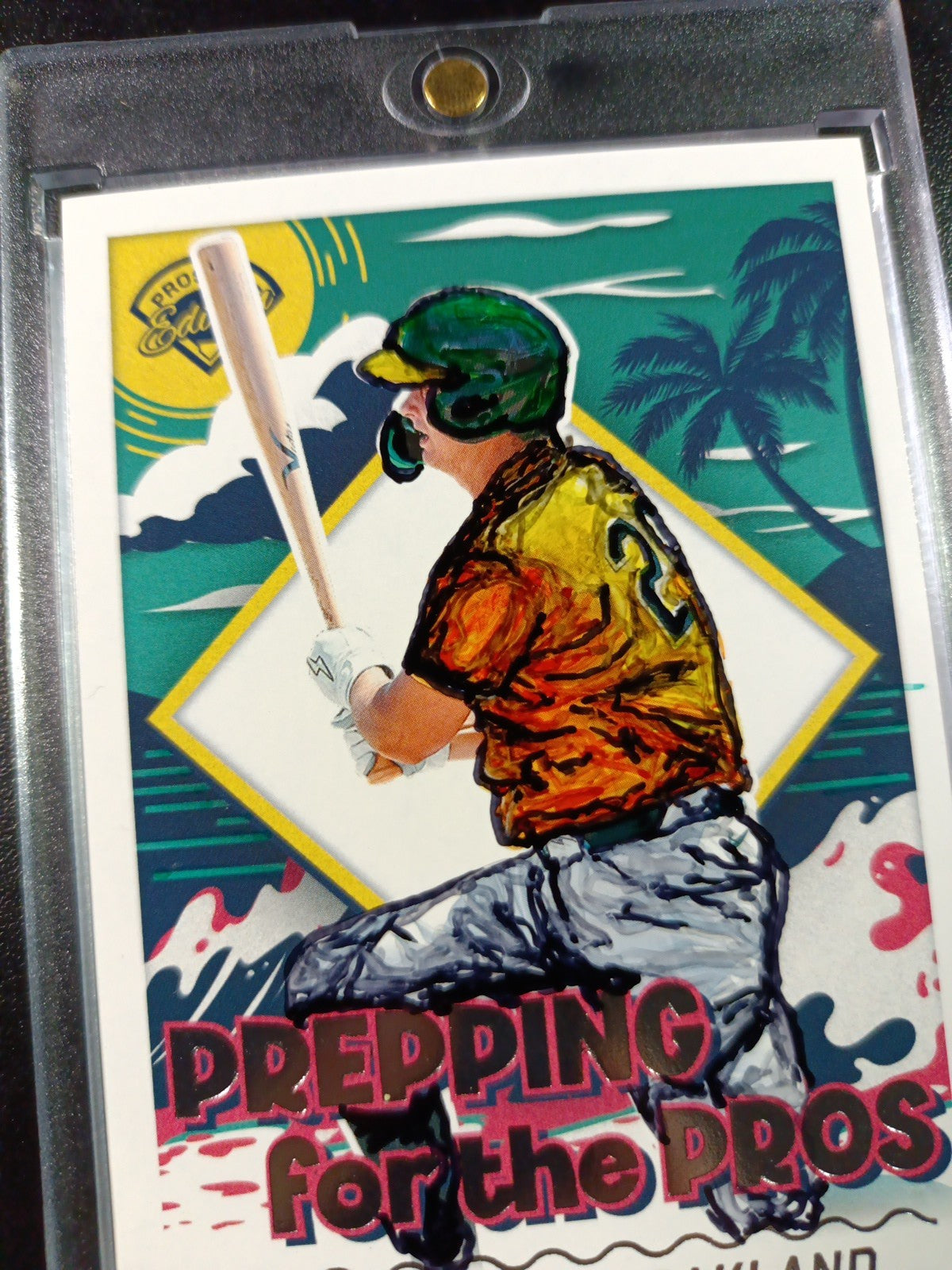 Nick Kurtz Artist Sketch Card Rookie Panini Prepping For the Pros 2024 Gift Idea