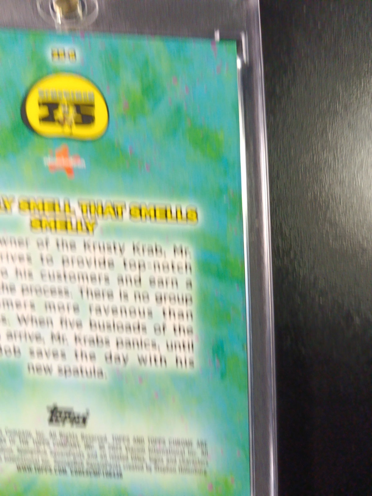 SpongeBob # /25 Mr. Krabs A Smelly Smell Orange Refractor Card Topps Case Hit