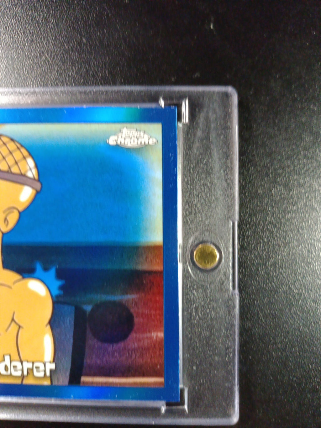 SpongeBob 17/150 Pyrite Ponderer Mermaid Man Blue Refractor Card Topps /150